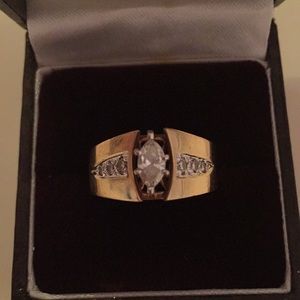 14k diamond ring